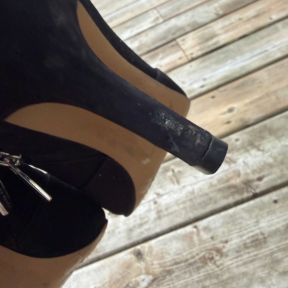 Vince Camuto Black Heeled Boots - Picture 10 of 10